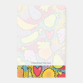 Patroon met groenten en fruit post-it® notes (Voorkant)