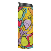 Patroon met groenten en fruit thermosbeker (Geroteerd rechts)