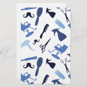 Patroon met haarsalon briefpapier (Voorkant / Achterkant)