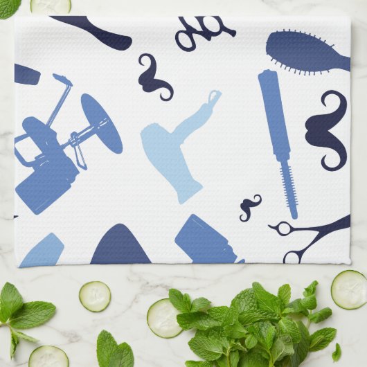 Patroon met haarsalon theedoek (Gevouwen)