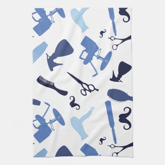 Patroon met haarsalon theedoek (Verticaal)