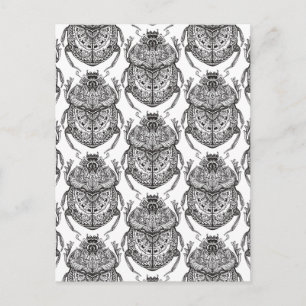 Patroon met handdoedel briefkaart