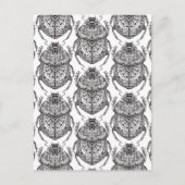 Patroon met handdoedel briefkaart (Voorkant)