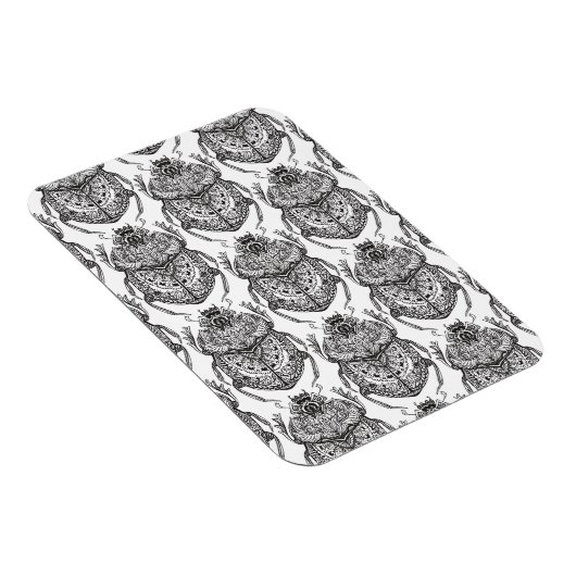 Patroon met handdoedel magneet (Rechterzijde)