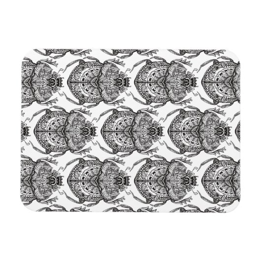 Patroon met handdoedel magneet (Horizontaal)