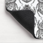 Patroon met handmatige balk muismat (Hoek)