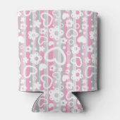 Patroon met hart en bloemen blikjeskoeler (Achterkant)