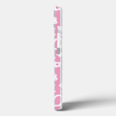 Patroon met hart en bloemen Case-Mate iPhone case (Achterkant / Links)