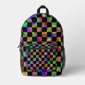 Patroon met het toetsenbord voor Paint Splatter Bedrukte Rugzak (Voorkant)