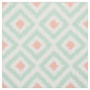 Patroon met Ikat Diamonds op grote schaal Stof