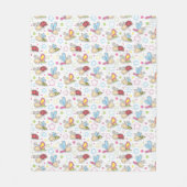 patroon met insecten fleece deken (Voorkant)
