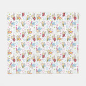 patroon met insecten fleece deken (Voorkant (Horizontaal))