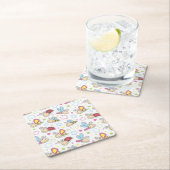 patroon met insecten kartonnen onderzetters (Insitu)