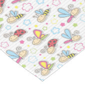 patroon met insecten korte tafelloper (Hoek)