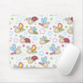 patroon met insecten muismat (Met muis)