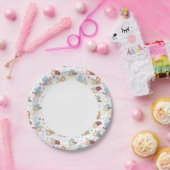 patroon met insecten papieren bordje (Feest)