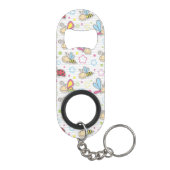patroon met insecten sleutelhanger flessenopener (Achterkant)