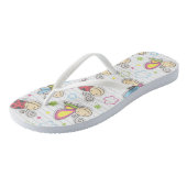 patroon met insecten teenslippers (Schuin)