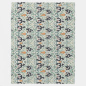 Patroon met ivoorsnavelspechten fleece deken (Voorkant)