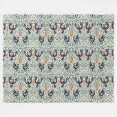 Patroon met ivoorsnavelspechten fleece deken (Voorkant (Horizontaal))