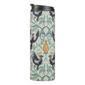 Patroon met ivoorsnavelspechten thermosbeker (Geroteerd rechts)