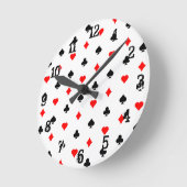 Patroon met Kaarten afspelen: wandklok (Hoek)