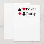 Patroon met kaartsymbolen afspelen kaart (Voorkant / Achterkant)