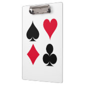 Patroon met kaartsymbolen afspelen klembord (Links)
