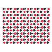 Patroon met kaartsymbolen afspelen tafelkleed (Voorkant (Horizontaal))