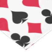 Patroon met kaartsymbolen afspelen tafelkleed (Gekanteld)