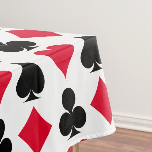 Patroon met kaartsymbolen afspelen tafelkleed (Voorbeeld)
