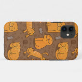 Patroon met katten Case-Mate iPhone case (Achterkant (horizontaal))
