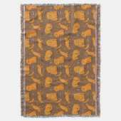 Patroon met katten deken (Voorkant Verticaal)