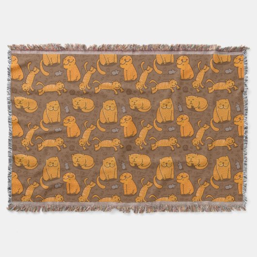 Patroon met katten deken (Voorkant)