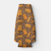 Patroon met katten flesjeskoeler (Voorkant)