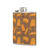 Patroon met katten heupfles (Links)