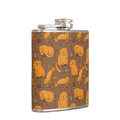 Patroon met katten heupfles (Rechts)