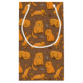 Patroon met katten klein cadeauzakje (Achterkant)