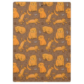 Patroon met katten klembord (Achterkant)