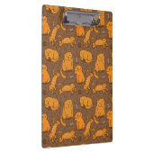 Patroon met katten klembord (Rechts)