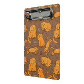 Patroon met katten mini klembord (Angled2)