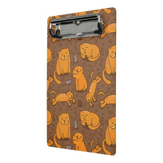 Patroon met katten mini klembord (Angled2)