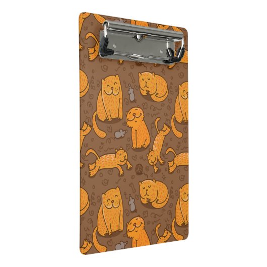 Patroon met katten mini klembord (Schuin)