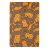 Patroon met katten mini klembord (Achterkant)