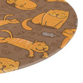 Patroon met katten snijplank (Hoek)