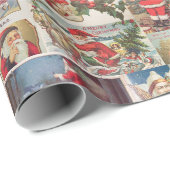 Patroon met kerstfeestelijke kerstcadeaukaarten cadeaupapier (Rol Hoek)