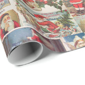 Patroon met kerstfeestelijke kerstcadeaukaarten cadeaupapier (Rol Hoek)