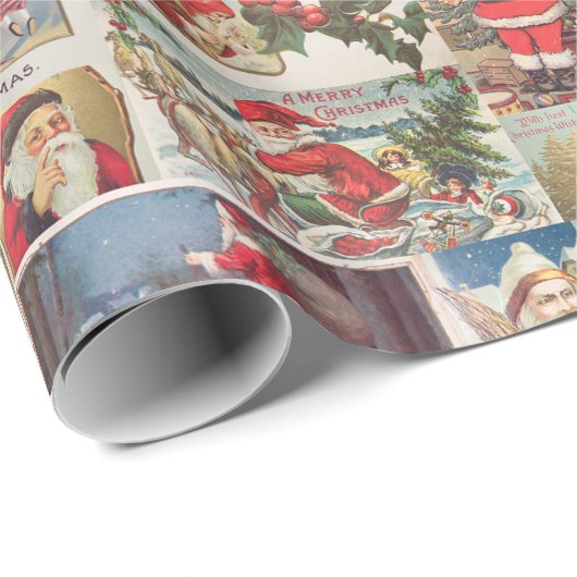 Patroon met kerstfeestelijke kerstcadeaukaarten cadeaupapier (Rol Hoek)