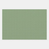 Patroon met kerstfeestelijke kerstcadeaukaarten inpakpapier vel (Voorkant 3)