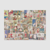 Patroon met kerstfeestelijke kerstcadeaukaarten tissuepapier (Voorkant)